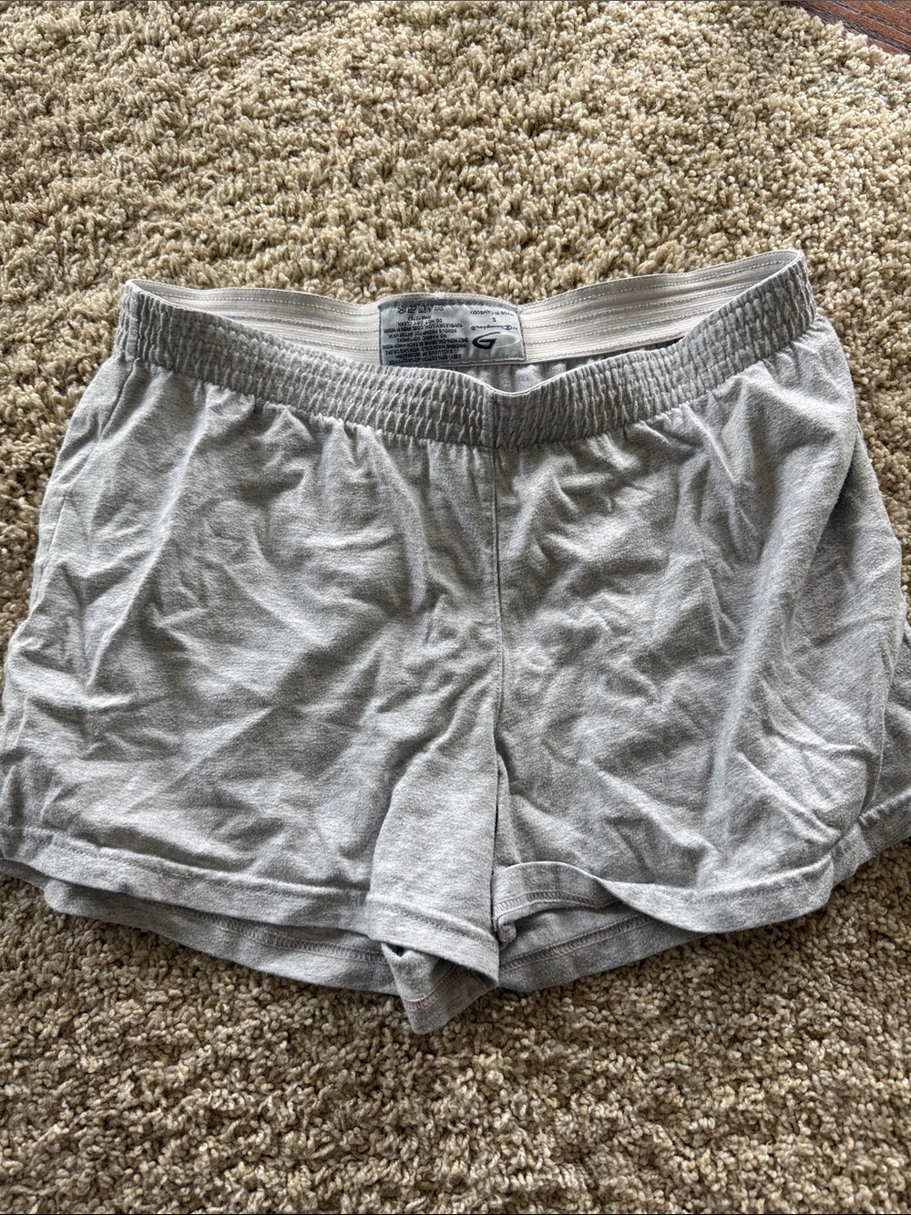 Champion Women's Light Gray Athletic Lounge Shorts